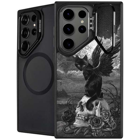 Alchemy Nine Lives of Poe Galaxy S25 Ultra Kickstand Case